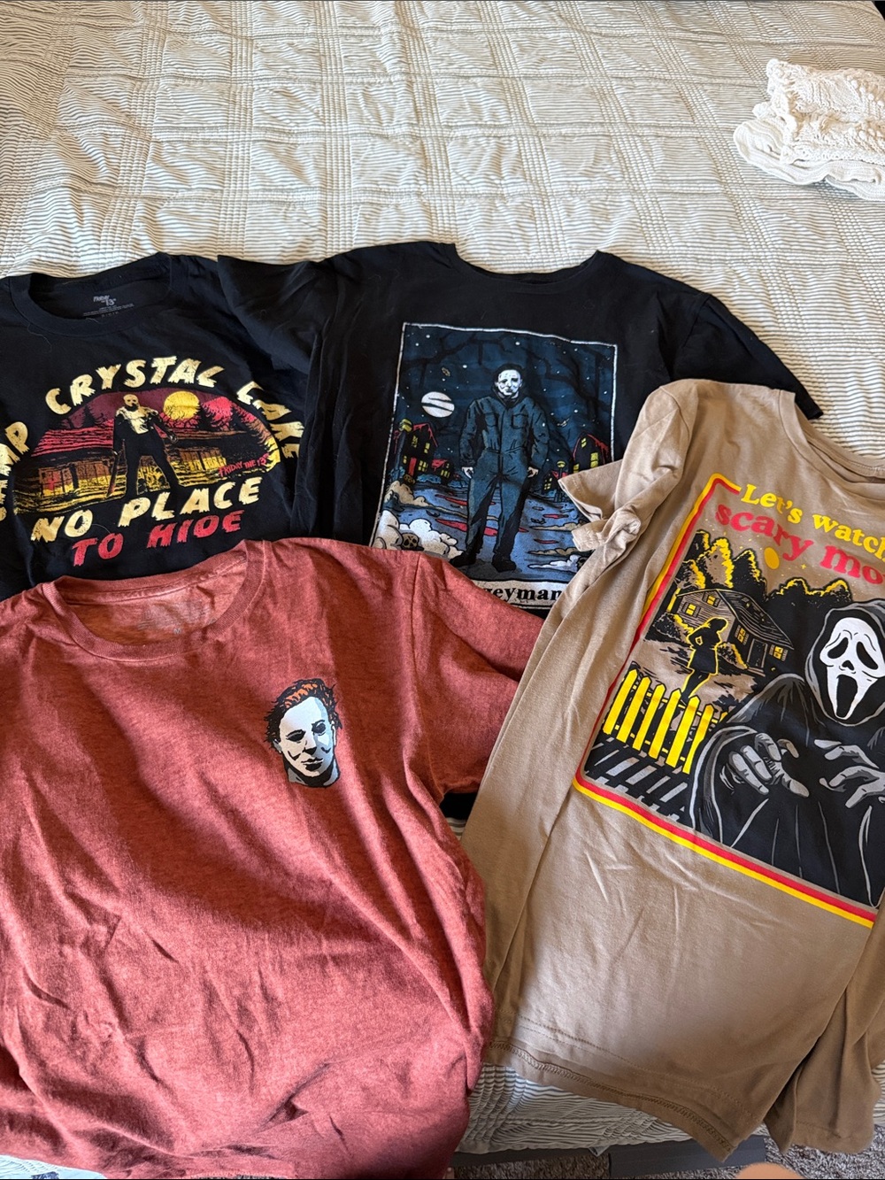 Fifth Sun Halloween Graphic Tee - Red, Yellow, Blue